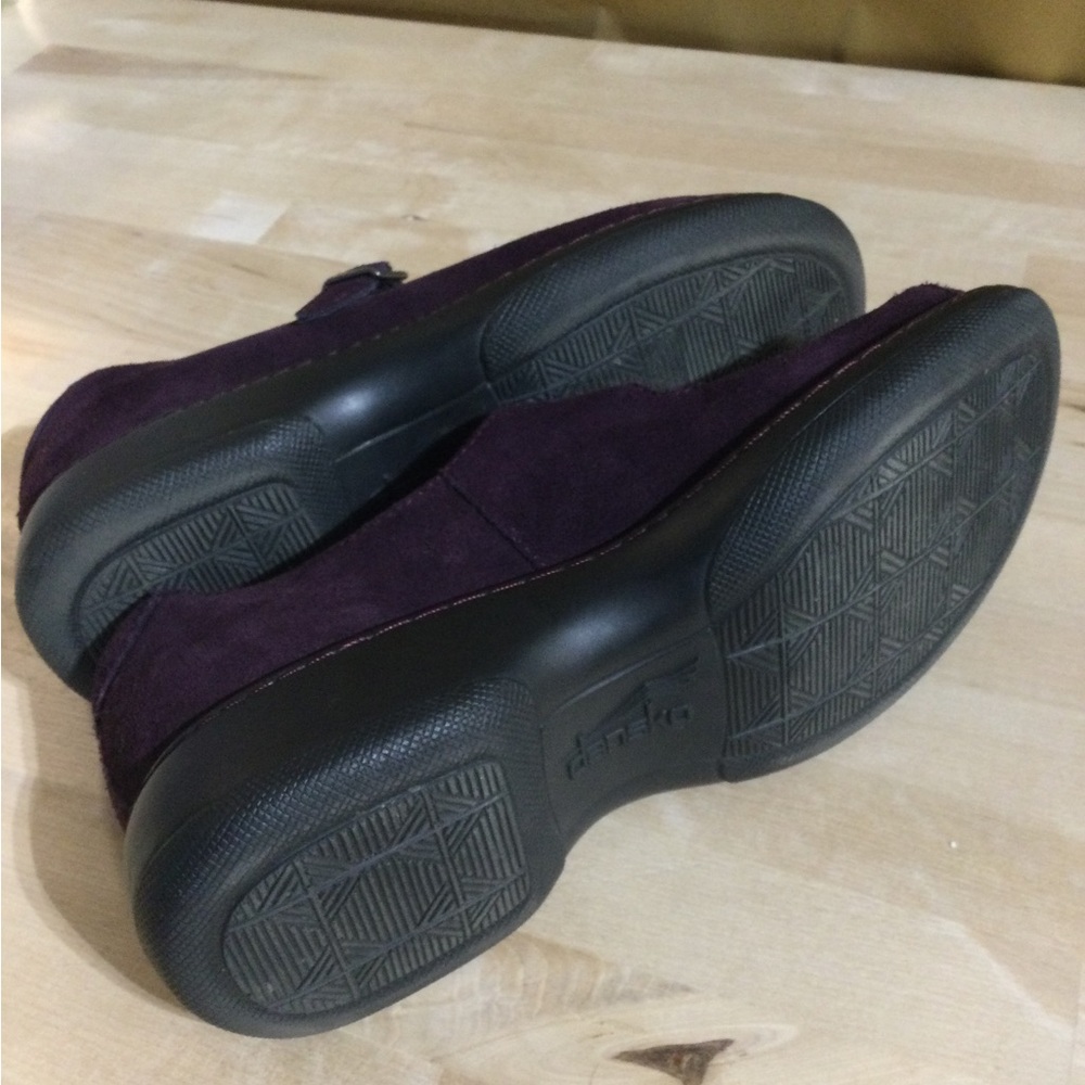 Dansko Dark Purple Mary Jane Flats - Picture 3 of 4